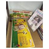 2 Vntg Board Games & Paper Dolls