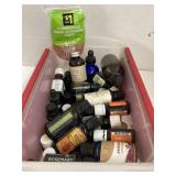 Tote full of essential oils