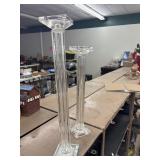 Glass Candle Holders / Stands