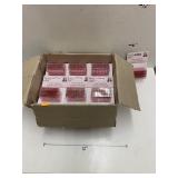 Box of number embossers