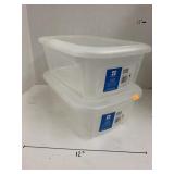 2cnt Storage Boxes  - Buyer Beware - No Shipping