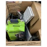 Box of electronic item and misc  - Buyer Beware -