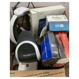 Box of electronic items and misc   - Buyer Beware