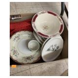 Box of dishes