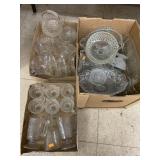 3cnt boxes of clear glass