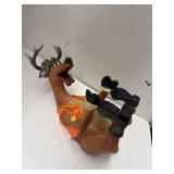 Whimsical Rivers Edge Deer Wine Bottle Holder for