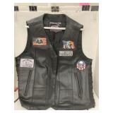 Leather vest (XL)