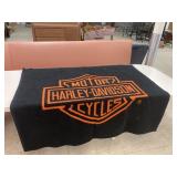 Harley Davidson Motorcycle fleece blanket (needs