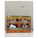 Metal Barnumï¿½s Animals sign