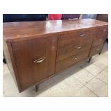 Mid-century modern walnut credenza