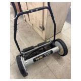Task Force 16-inch manual push reel lawn mower.