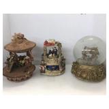 Pergola, Snow Globe, Nativity Music Box, Issues