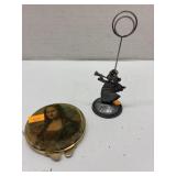 Compact Mirror & Photo Holder