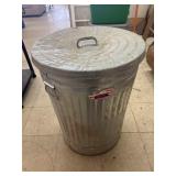 Metal Trash Can