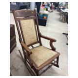 Vintage Wooden Rocking Chair
