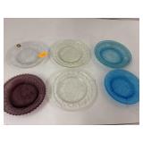 Vtg Glass Coasters