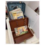 Vntg Travel Cases and Sheet Music Booklets, No