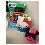 Microscope toy, Minnie Mouse toy, hello kitty