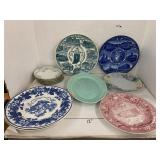 Vntg Plates, Indiana Sesquicentennial