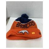 Fleece lined Broncos knit hat