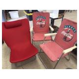 3 Folding Chairs