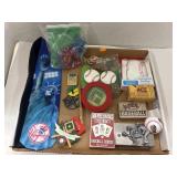Baseball, Liberty Tie, Army Toy Figurs, & Misc