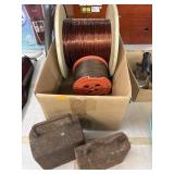 Copper Wire, Metal Wire, & 2 Buggy Weights?