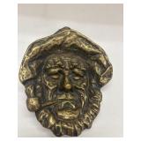 Vintage Keeler 1967 Brass Sea Captain Wall