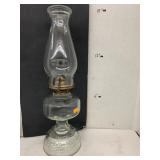 Glass Oil Lantern w Hurricane