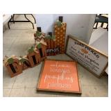 Fall Group, Wall Hangings, Table Decor