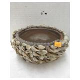 Clay Pot With Shells