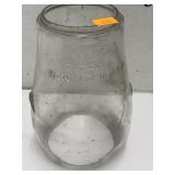 Antique Embossed Dietz Lantern Globe