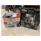 Coffee maker and nutri bullet