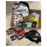 Vera Bradley wallets, IU Fanny pack, misc