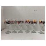 6cnt Fashion Drinking Glasses