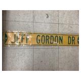 Metal Jeff Gordon Dr Sign