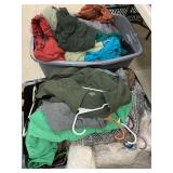 2cnt totes of misc clothes
