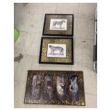 3cnt Animal wall decor