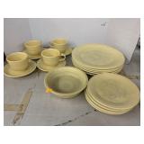 Fiesta Ware Yellow - 18 pieces
