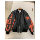 IOU Leather Jacket. Size M