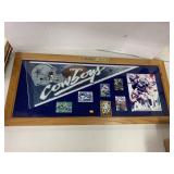 Cowboys Display with Collectible Cards