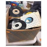 Vintage Vinyl Records / 45s - Box lot