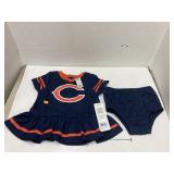 Chicago Bears cheer outfit (6-12 mos)