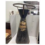 Vintage Advertising Metal Piece for Battery