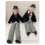 Porcelain and soft Body Abbot and Castello Dolls