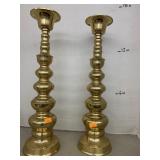 2 Metal Candle Sticks