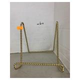 2 Metal Book, Plate Stand Easels