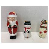 Nesting Santa and snowmen