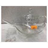 Hand Blown Teapot w Lid