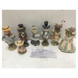 7 Victorian Porcelain Figurines